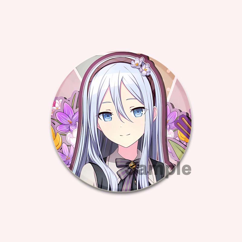 32/44/58MM Project SEKAI HD Print Badge Yoisaki Kanade Cartoon Round Display Lapel Pins Jewelry Handmade Brooches for Gift Accessory