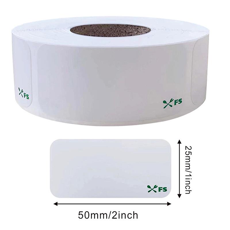 500Pcs Can Write Label Stickers Food Classification Labels Adhesive Paper Home Office Gift Stickers