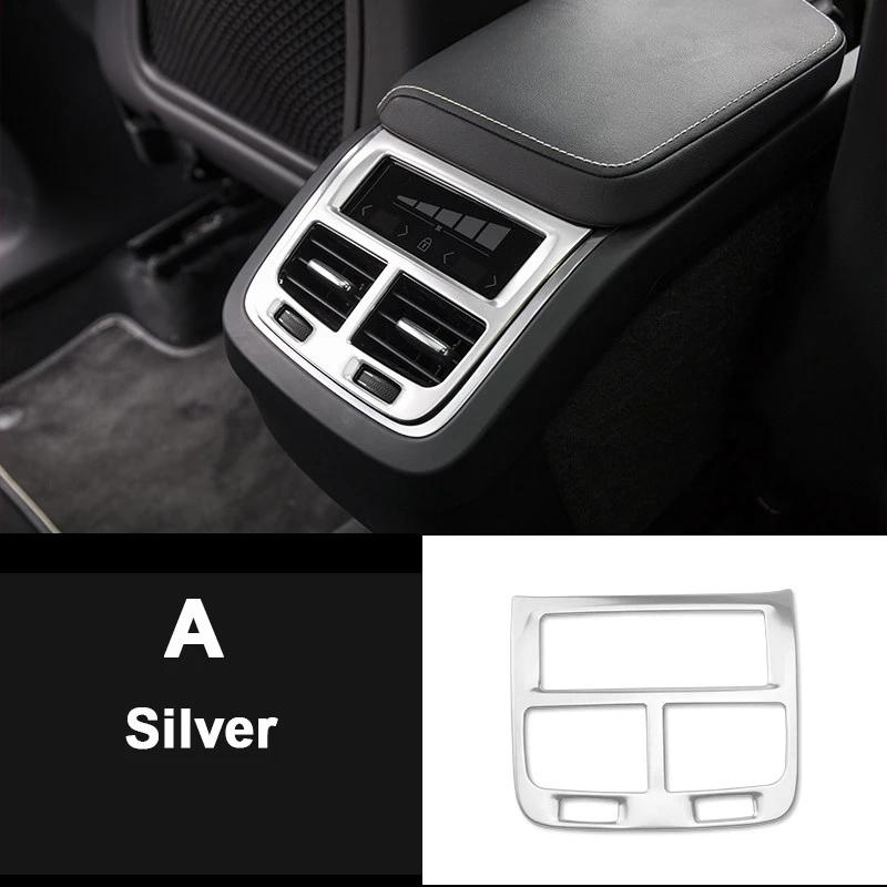 For Volvo XC60 2018-   2024 2025 Rear Armrest Air Outlet Trim Panel Cover Auto Car Interior Modification Accessories
