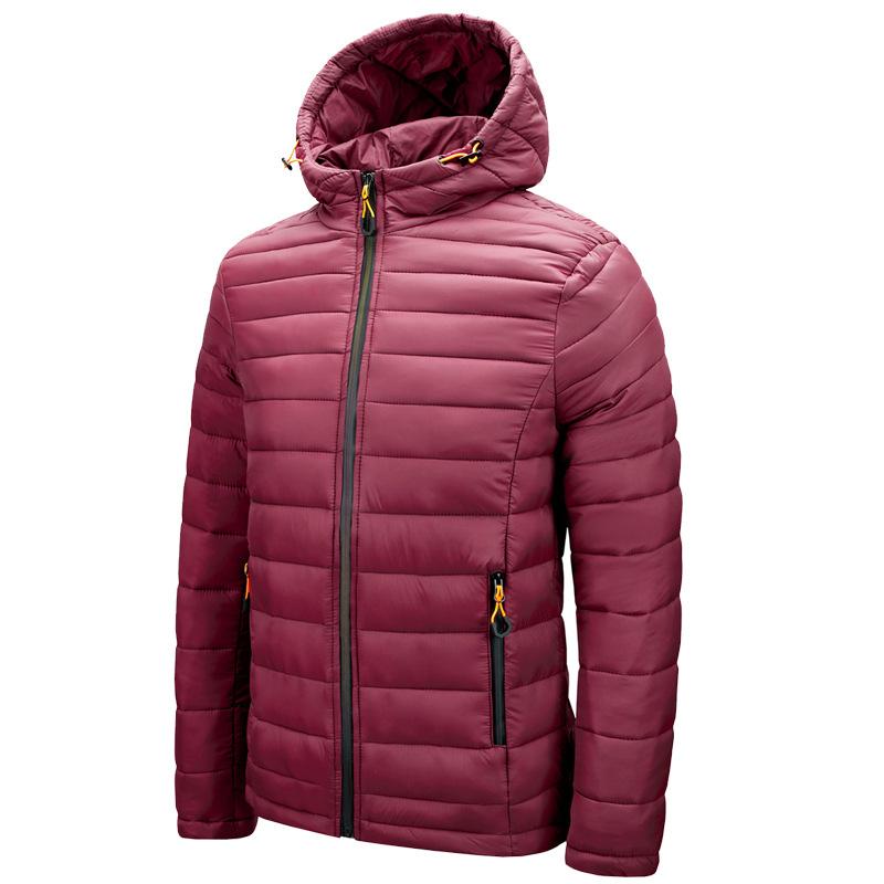 clothes, hooded winter warm and light winter coat, top can be printed logo