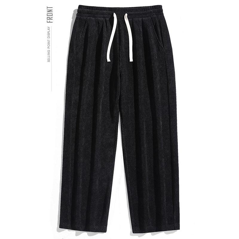 Spring and Summer Plus Size Men's Pants, Loose Casual Sweatpants, Fashionable Straight Leg Sports Pants
