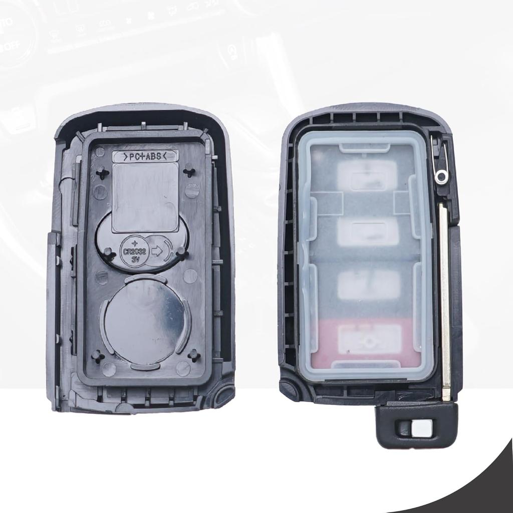 Keychain shell replacement part suitable for Toyota Avalon Camry Corolla RAV4 Highlander Sequoia 2011 2012 2013 2014 2015 2016 2017 2018  Keyless
