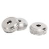 3Pcs Trumpet Valve Cap Metal Silver Screw Piston for Trumpet Replacement Musical Instrument Accessories Trumpet Bottom