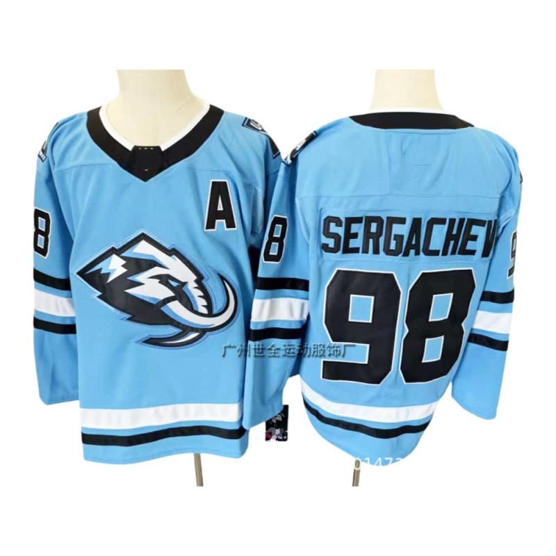 Maglia da Hockey su Ghiaccio da Uomo Squadra NHL Personalizzata Cucita Stile Vintage Misto Cotone Uniforme Abbigliamento Partita di Allenamento