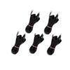 USAV Speaker Cable 5-Pack for Bose Lifestyle Acoustimass System, RCA To Bare Wire, Black