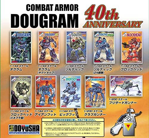 Doyusha Komplette Neuauflage von Fang of the Sun Dougram 40. Jubiläum Sammlerbox Kunststoffmodell
