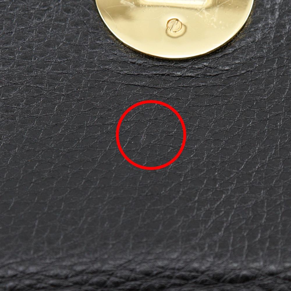 Tory Burch ChainShoulder Shoulder Bag Black Leather Women Used