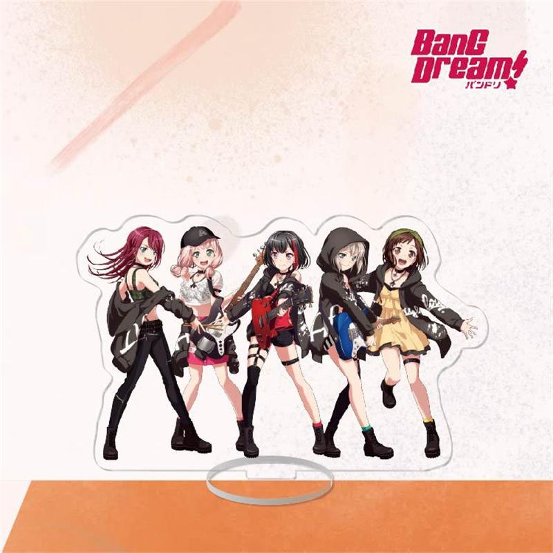 

BanG Dream! Групповые милые аниме фигурки, акриловая подставка, модельная пластина, послесвечение, Roselia Morfonica, акриловый держатель, подарок для