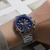Watch Radio Solar Chronograph Brand Red Blue [Charles Hogel] Men's CV9095-0