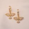 1 Pair Luxury Birdie Dangle Earrings for Women Zirconia Earring Jewelry Wedding Party Accessories