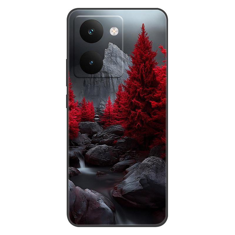 For Realme P3 Ultra 5G Fashion Popular Cover Anti-fingerprint Soft Silicone Back Cover For Realme P3 Ultra Beach Scenery Funda