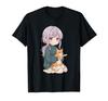 Anime Girl Cat Anime Goods Japan Kawaii Cat Lover T-shirt