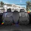 Summer Ice Silk Car Seat Cushion Universal Four Seasons Driver Waist Support Memory Cotton Ventilated Comfort Pad