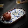 29x15x2.5cm New Household Bamboo Water Absorbing Tea Tray, Chinese Retro Dry Tea Tray