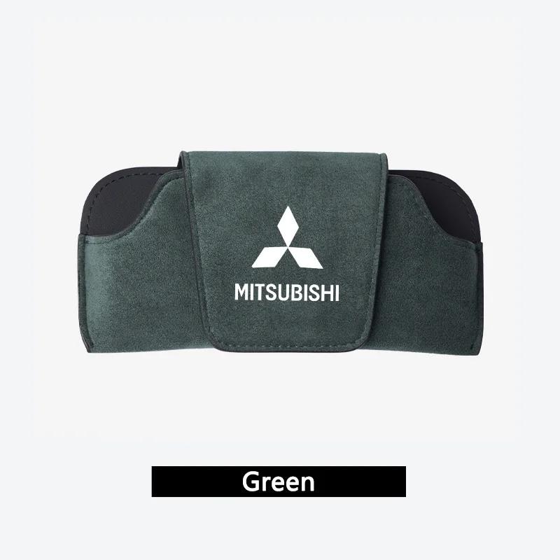 Car Glasses Box Sun Visor Eyeglass Case Car Interior Accessories for Mitsubishi Lancer Outlander ASX Pajero L200 Triton