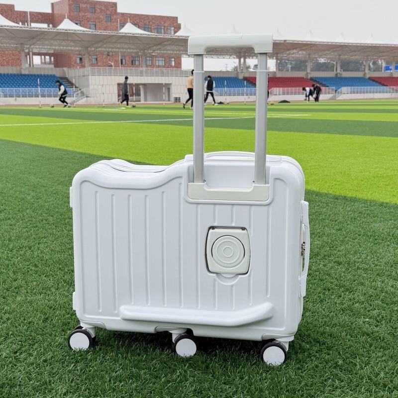 Li Shen Kids Ride-On Travel Suitcase with Universal Wheels