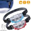 Mini Motion Sensor LED Headlamp USB Rechargeable Portable Headlight Waterproof Outdoor Flashlight Camping Hiking Fishing Lights
