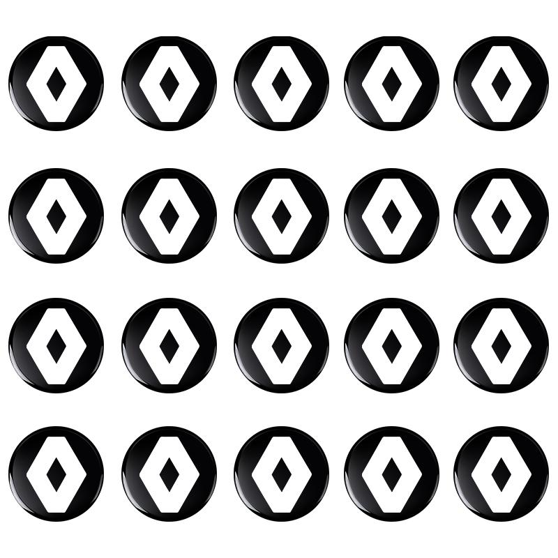 Renault 2026 Új Keréktárcsa Borítások Renault Megane 2 3 4 Twingo Clio Talisman Captur Trafic Kwid Scenic Új 14mm Kulcstartó Autó Logó Matrica