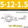 Extra Large Galvanized Metal Flat Washer - Thickened Round Screw Washer M6-M16
