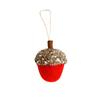 Weihnachts-Tannenzapfen-Filzbaumschmuck mit Glitzerakzenten für die Feiertagsdekoration