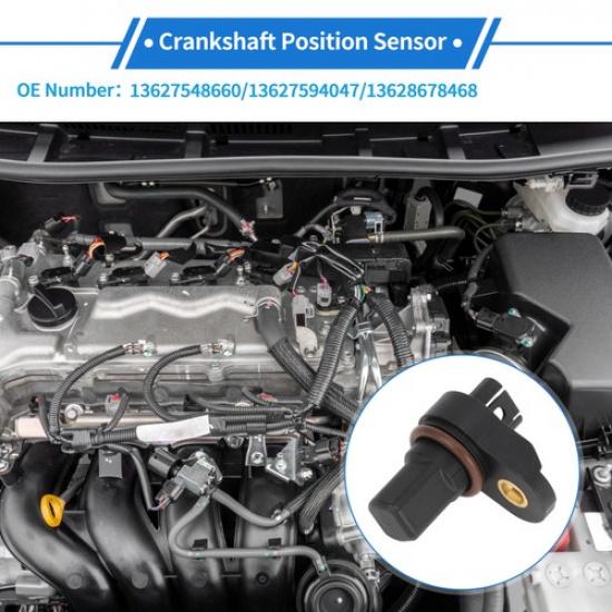 Crankshaft Position Sensor For BMW E90 320I 2.0 2007-2011 No.13627548660 Black