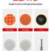 Electric Drill Car Polishing & Buffing Pad Set - Includes Sponge, Wool Ball, and Waxing Tools for Paint Scratch Removal