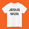 Jesus Won Tee, Christian Shirt, Bible Verse Shirt, Christian Apparel, Christian Unisex T-Shirt