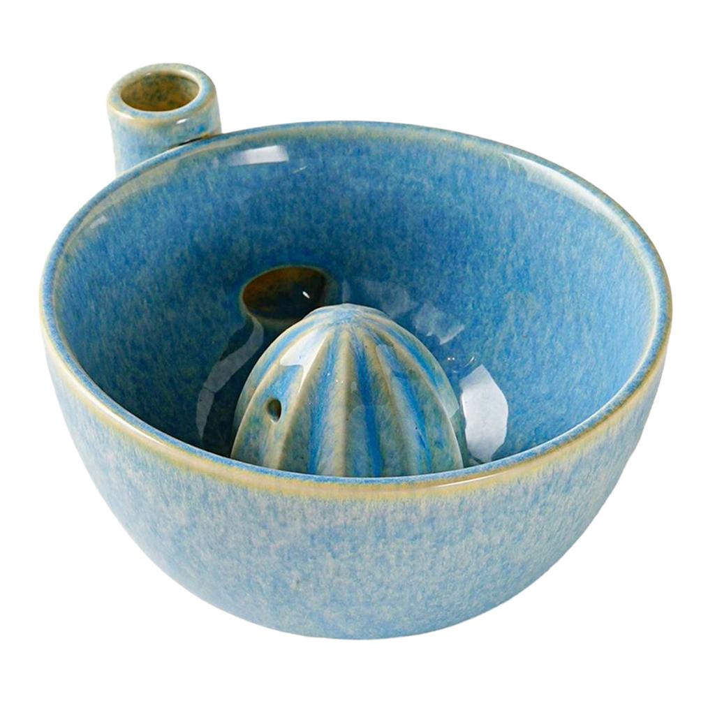Integrated Drain Strainer Bowl Ceramic Berry Swirl Fruit Washing Colander Kitchen Vegetable Rinsing