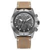 Uhr Herrenuhr Chronograph Kalender Leuchtend Wasserdicht Leder Herrenuhr 572G