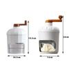 Portable Mini Ice Crusher Hand Operated Smoothie Machine  Household Kitchen Tool