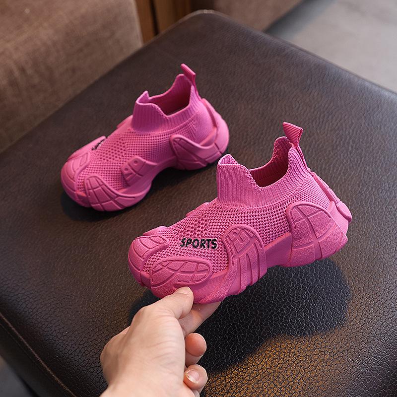 Children's Breathable Mesh Weave Shoes Spring Autumn Girls' Lightweight Comfortable Sneakers Outdoor Non Slip Boys' Casual Shoes