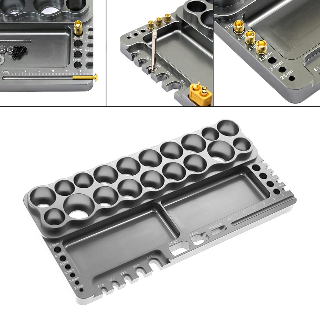 Hex Screwdriver Kit Holder Rack Storage 18 Holes Bracket Key Wrench Repair Tool Shelf For All RC Cars