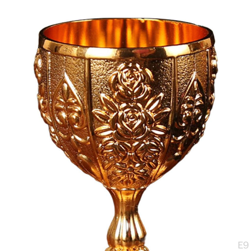 Goblet Embossed Cup Elegnt Drink