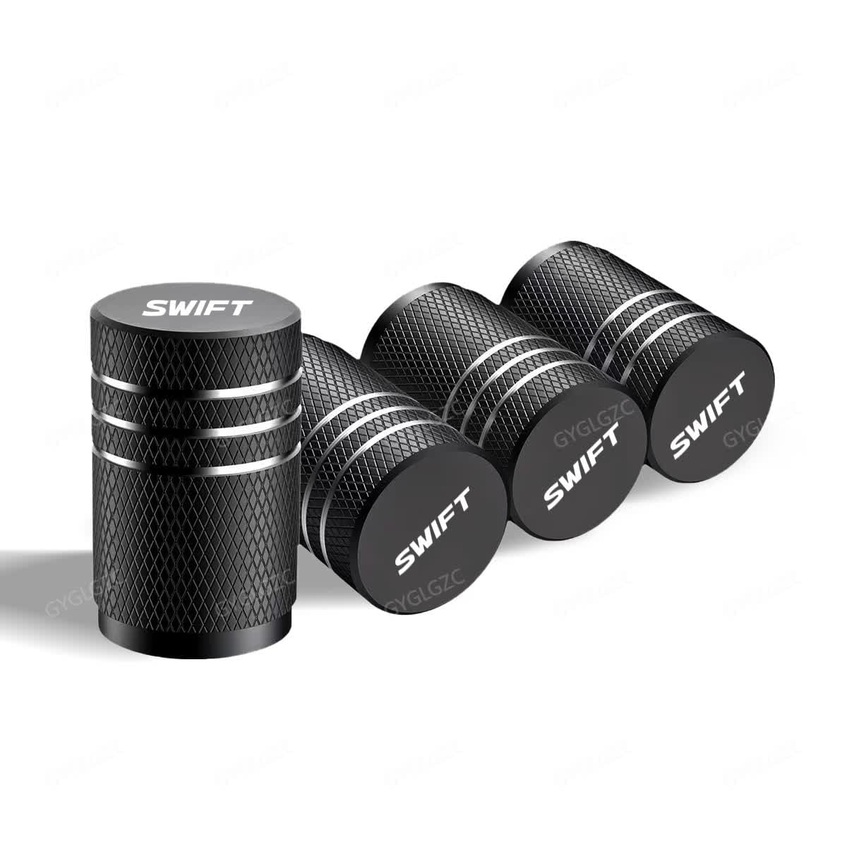 Air Valve Cap Swift High-grade Alloy Tire Valve for Cars, swift чёрный
