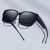 Driving Oversized Sunglasses To Cover Over Eyeglasses Myopia Glasses for Men UV Protection