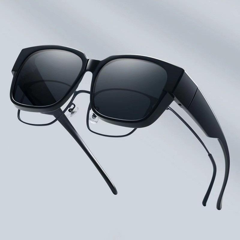 Driving Oversized Sunglasses To Cover Over Eyeglasses Myopia Glasses for Men UV Protection
