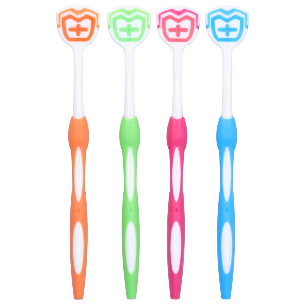 Gratte-langue en plastique pour voyage, portable, rafraîchit l'haleine, brosse nettoyante pour la langue, pour les soins bucco-dentaires