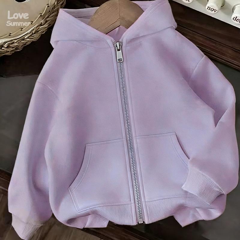 Personalisierter Minnie Maus Pinker Reißverschluss Hoodie Kleinkind & Kinder Print Hoodie Lässiger Mädchen Kapuzenpullover für den Frühling Ist Kleidung