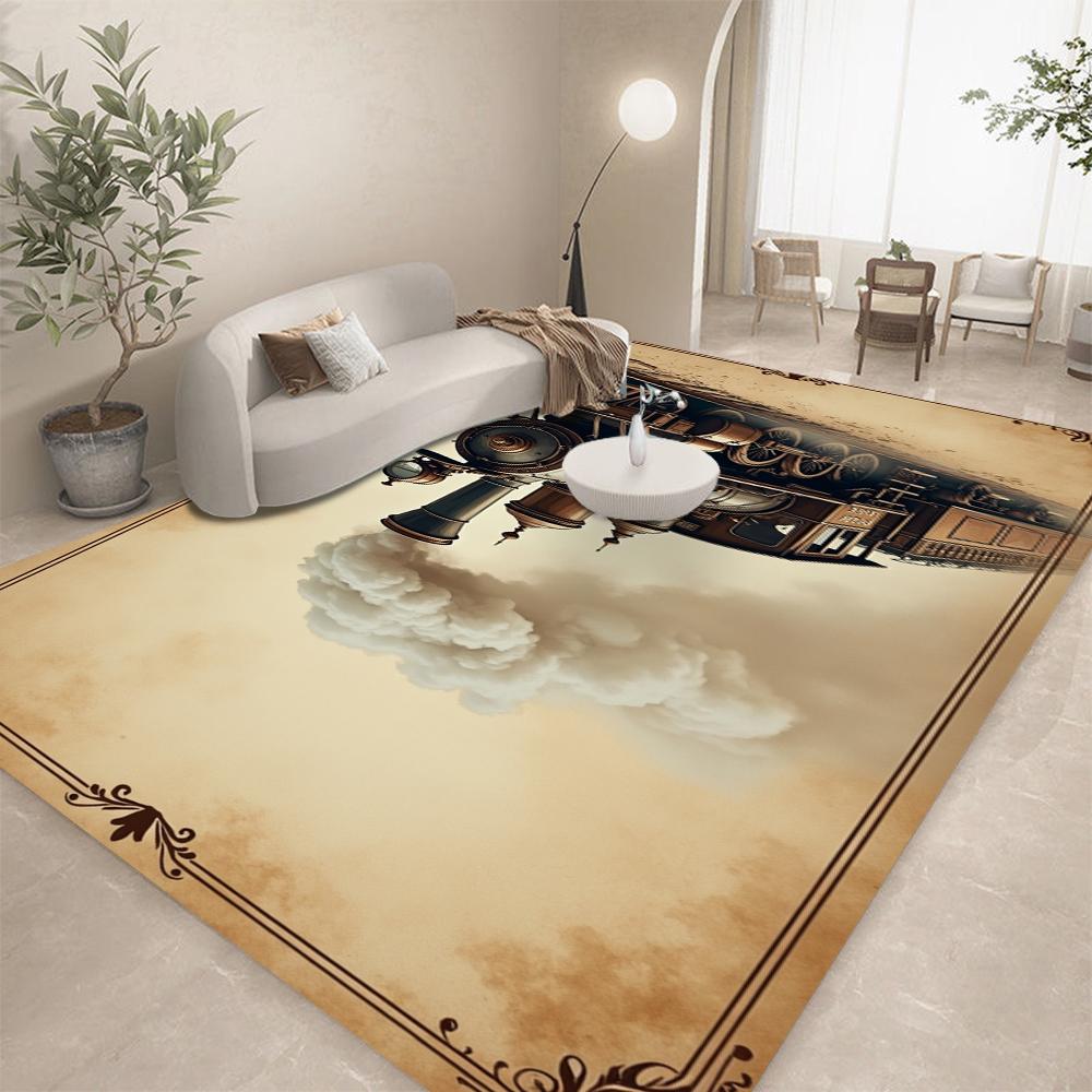 France Paris Eiffel Tower Romantic Art Area Rug,Carpet Rug for Living Room Bedroom Sofa Doormat Kitchen Decor Non-slip