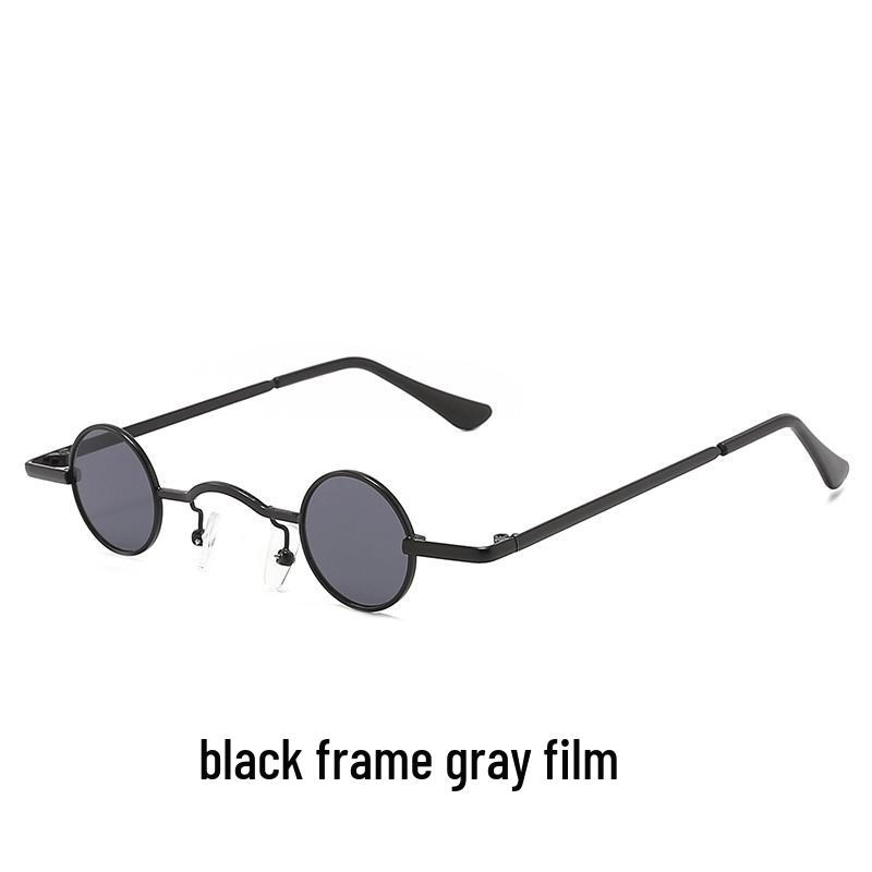 

25 Ретро Мини Круглые Хип-Хоп Солнцезащитные Очки - Модная Маленькая Оправа Уличный Стиль для Мужчин и Женщин