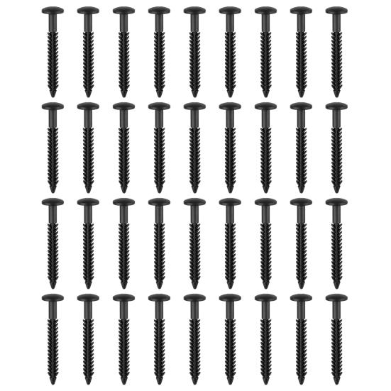 18/36/50Pcs Vinyl Shutter Fasteners Shutter Spikes UV Resistant Simple Installation