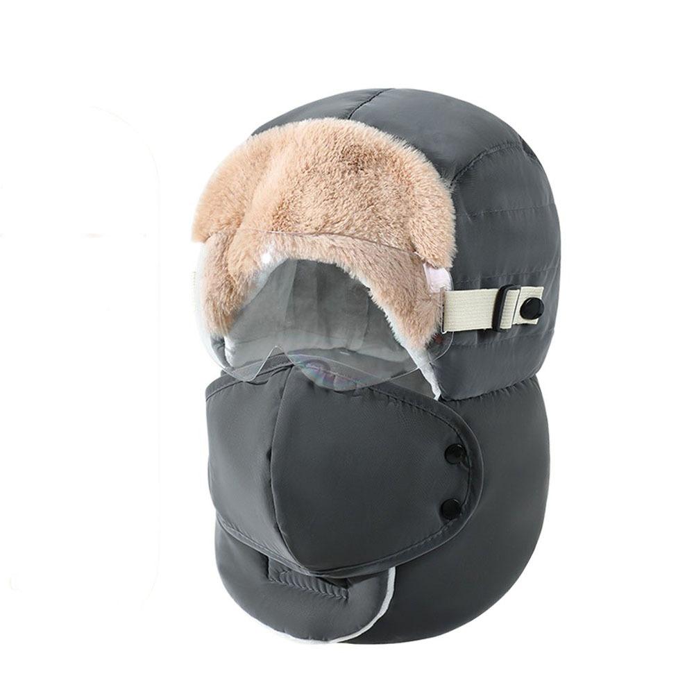 Anti Fog Goggle Winter Goggles Mask Hat Windproof Warm Ski Hat Fashion Riding Lei Feng Hat  Hiking