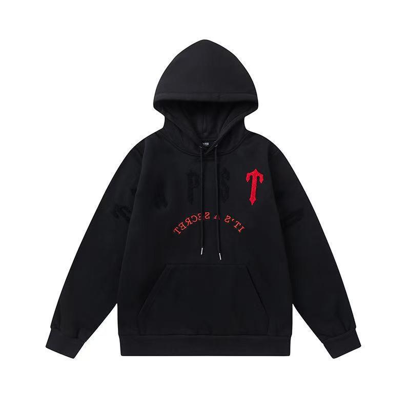 Mens Oversized Hooded Sweatshirt Jogger Set With Embroidered Letter Streetwear Casual Outfit