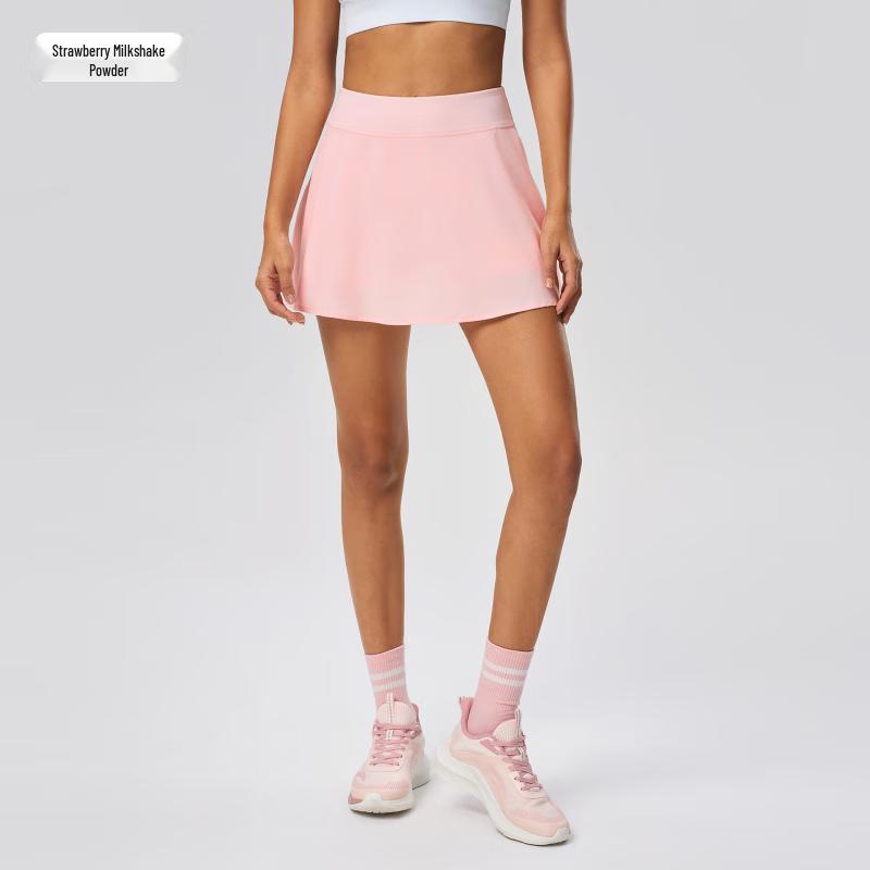 Damen Hochtaillierter Sportlicher Tennisrock