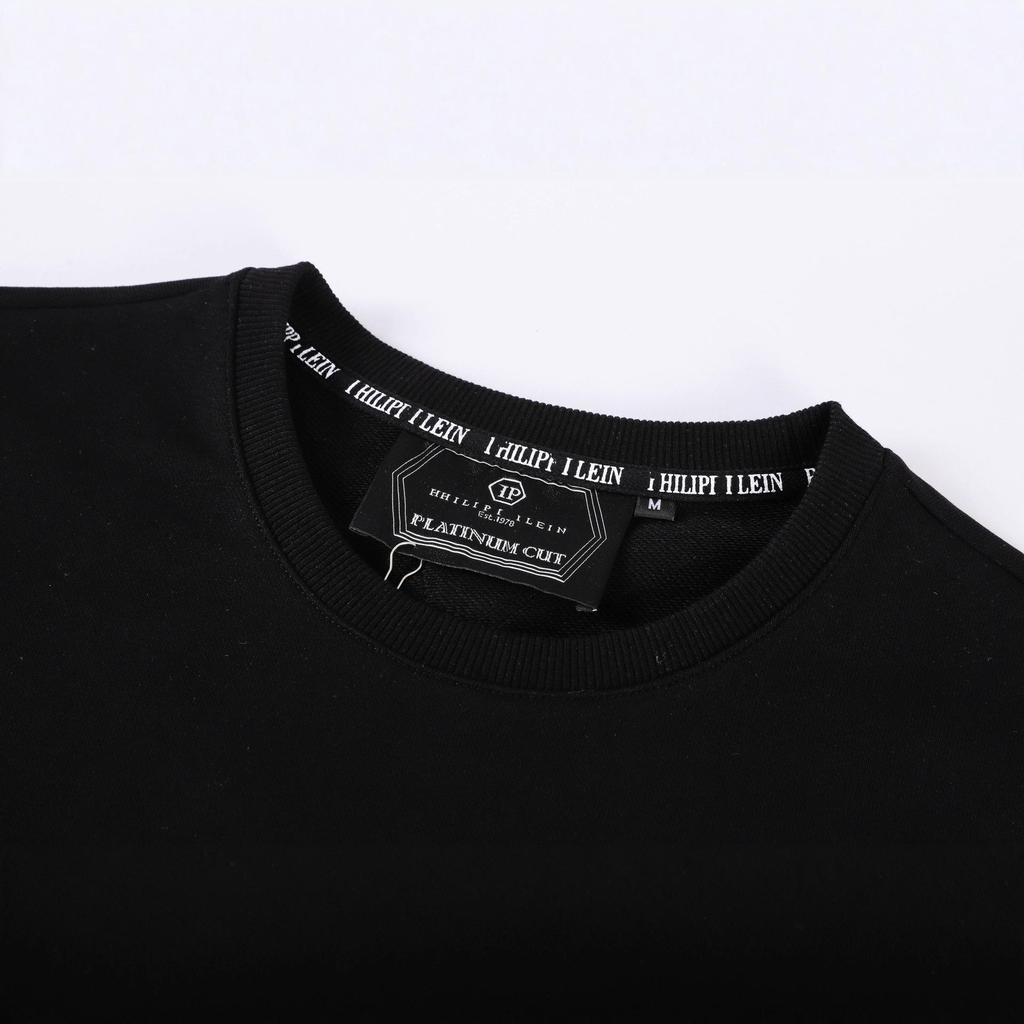 Moletom com Capuz Redondo Tendência Street Style Masculino Philipp Plein - Coleção Outono/Inverno.