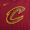 Nike NBA Collaboration Cleveland Cavaliers Dri-Fit T-Shirt Classic Team Logo Print Quick-Dry Crew Neck Short Sleeve Kids Tops Red 3Z2B711E1-CAV