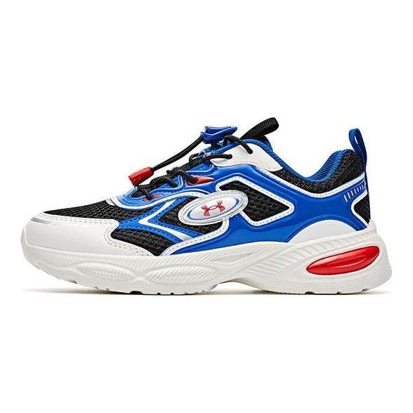 Under Armour HOVR Phantom 3 Comfortable Versatile Trendy Non-Slip Shock Absorbing Durable Kids Casual Shoes Kids Casual Shoes Blue Black 2516666HL