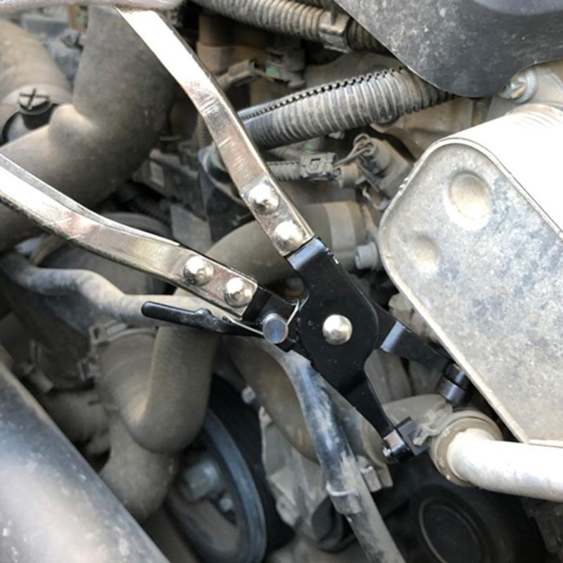 Flat Hose Clamp Plier Swivel Flat Band for Removal Installation of Rings Type or Flat-Band Hose Clamps Hose Locking Tool