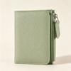 Slim short wallet Large capacity women's wallet Zipper change bag Card bag