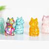 Resin Crystal Cat Figurine With Handmade Resin Art For Home Decor And Gift Giving